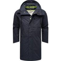 Leichte Herrenjacke aus Baumwollmischung, langer Schnitt