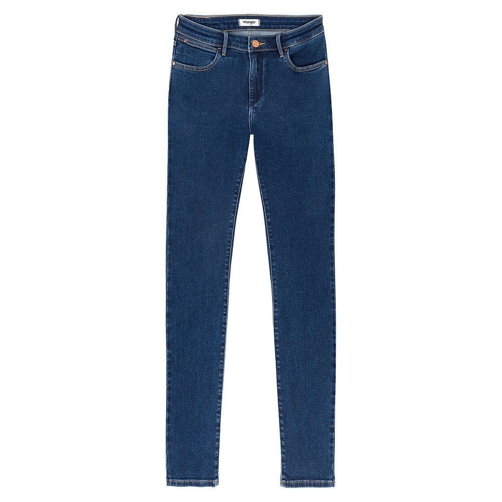 Skinny Mid-Rise Denim Jeans