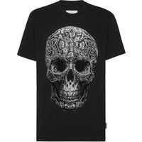 Gothic Totenkopf Grafik T-Shirt