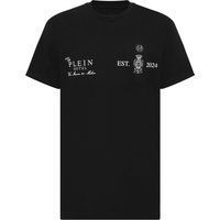 Plein Hotel Besticktes Rundhals-T-Shirt