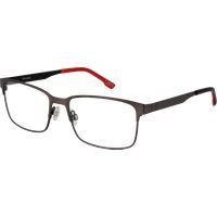 Rechteckige Unisex-Brille mit Vollrand