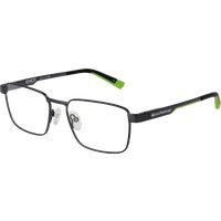 Rechteckige Vollrand-Metallbrille