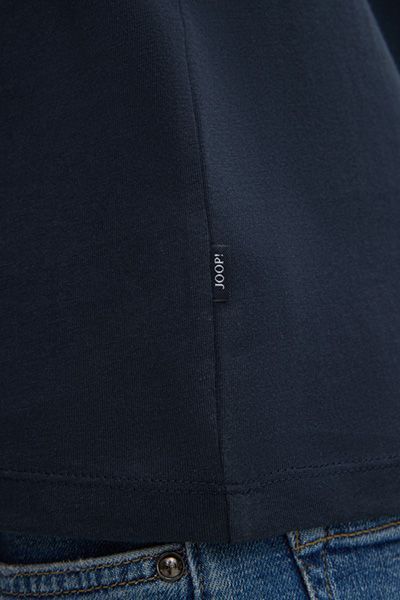 JOOP! JEANS Alphis Dunkelblaues Basic T-Shirt aus Baumwolle