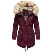 Warmer Damen Winterparka mit Kunstfellbesatz