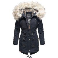 Warmer Damen Winterparka mit Kunstfellbesatz