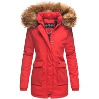 Winterparka für Damen mit Kunstfellbesatz