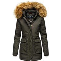 Winterparka für Damen mit Kunstfellbesatz