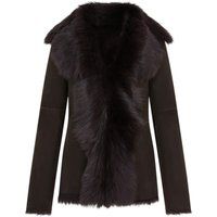 Toscana Lammfell Wildlederjacke