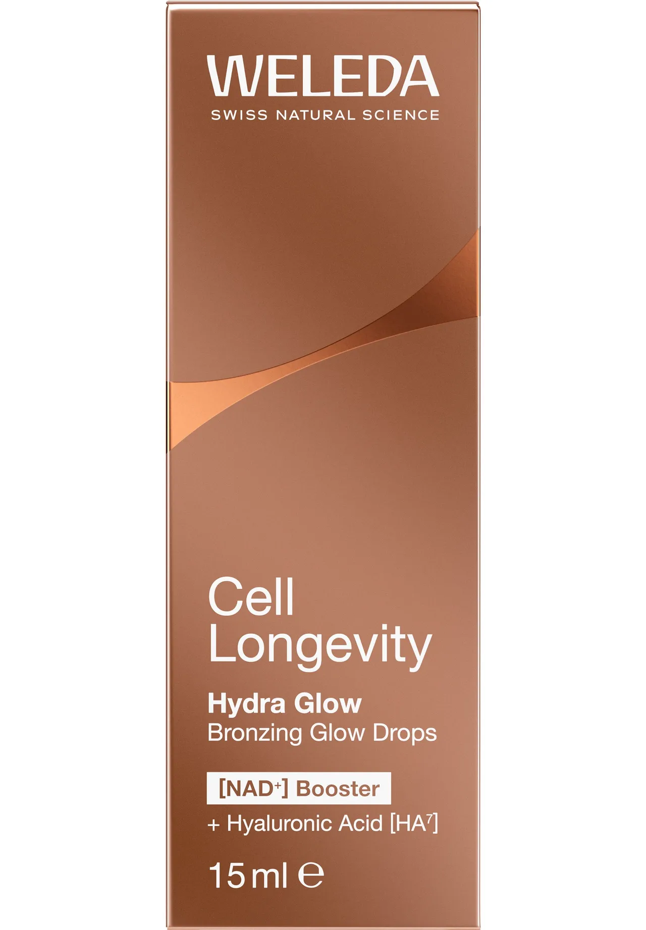 WELEDA HYDRA GLOW Bronzing Glow Drops, KLAR, 15 ML
