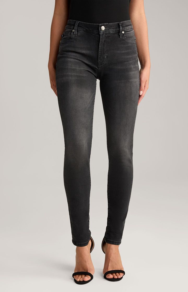 JOOP! Jeans Sol Slim Fit Mid-Rise Schwarze Waschung Denim