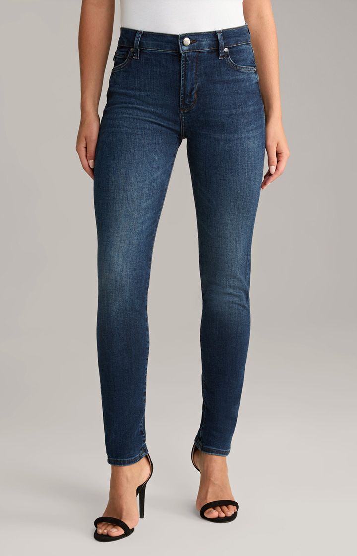 JOOP! Jeans Sol Slim Fit Mid-Rise Schwarze Waschung Denim