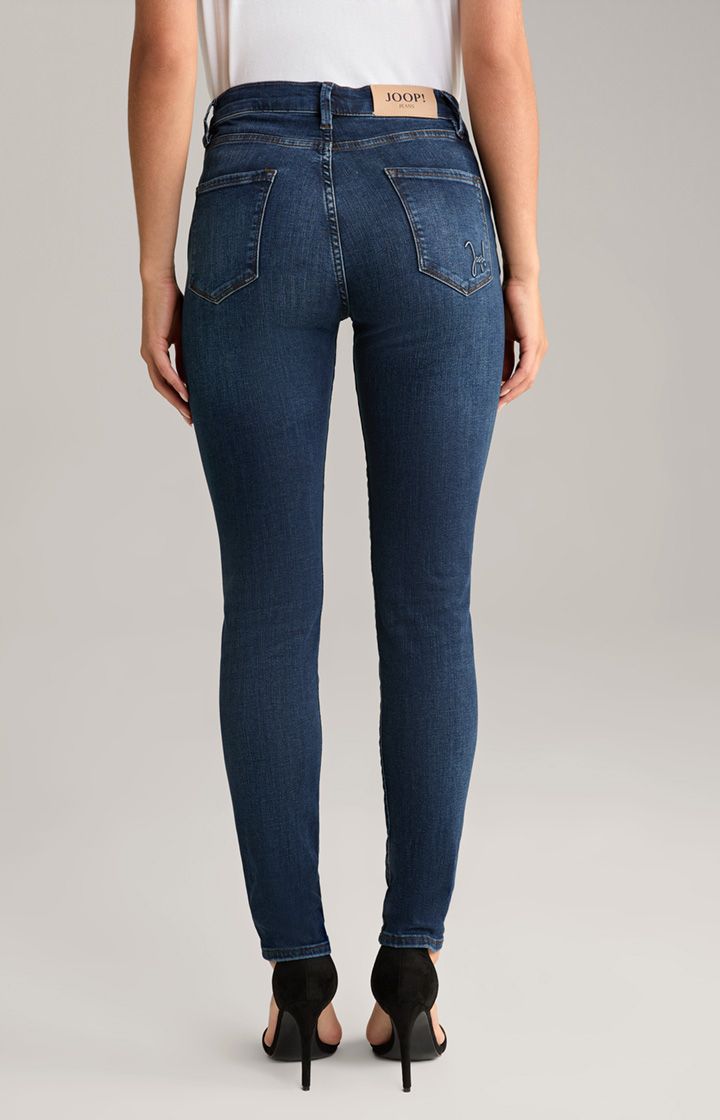 JOOP! Jeans Sol Slim Fit Mid-Rise Schwarze Waschung Denim