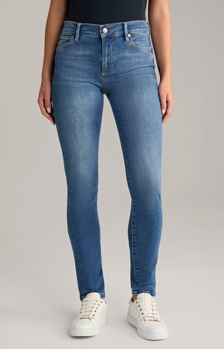 JOOP! Jeans Sol Slim Fit Mid-Rise Schwarze Waschung Denim
