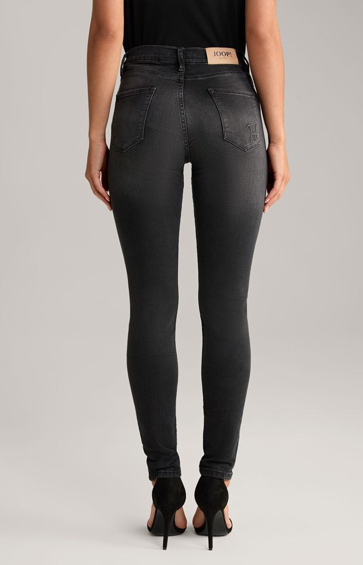 JOOP! Jeans Sol Slim Fit Mid-Rise Schwarze Waschung Denim