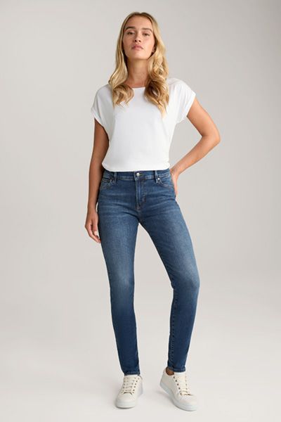 JOOP! Jeans Sol Slim Fit Mid-Rise Schwarze Waschung Denim