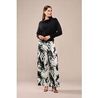 Weite Hose mit Cassandra-Print