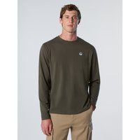 Herren Langarmshirt mit Rundhalsausschnitt