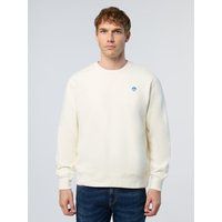 Klassisches Baumwollfleece-Sweatshirt mit Logo