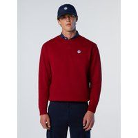 Klassisches Baumwollfleece-Sweatshirt mit Logo