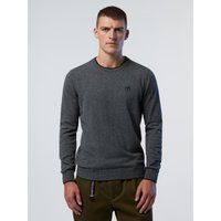 Klassischer Strickpullover mit Rundhalsausschnitt
