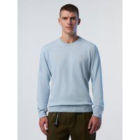 Klassischer Strickpullover mit Rundhalsausschnitt