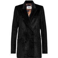 Funkelnder Cord Doppelreiher-Blazer