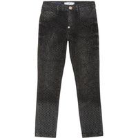 Jeansleggings mit Strassverzierungen
