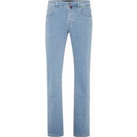 Jeans mit heller Waschung, reguläre Passform