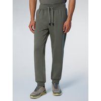 Lässige einfarbige Fleece-Loungehose