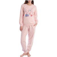 Damen Plüsch Baumwolle Pyjama-Set