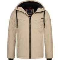 Herren Winterjacke mit Teddyfutter und Kapuze