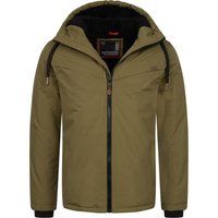 Herren Winterjacke mit Teddyfutter und Kapuze