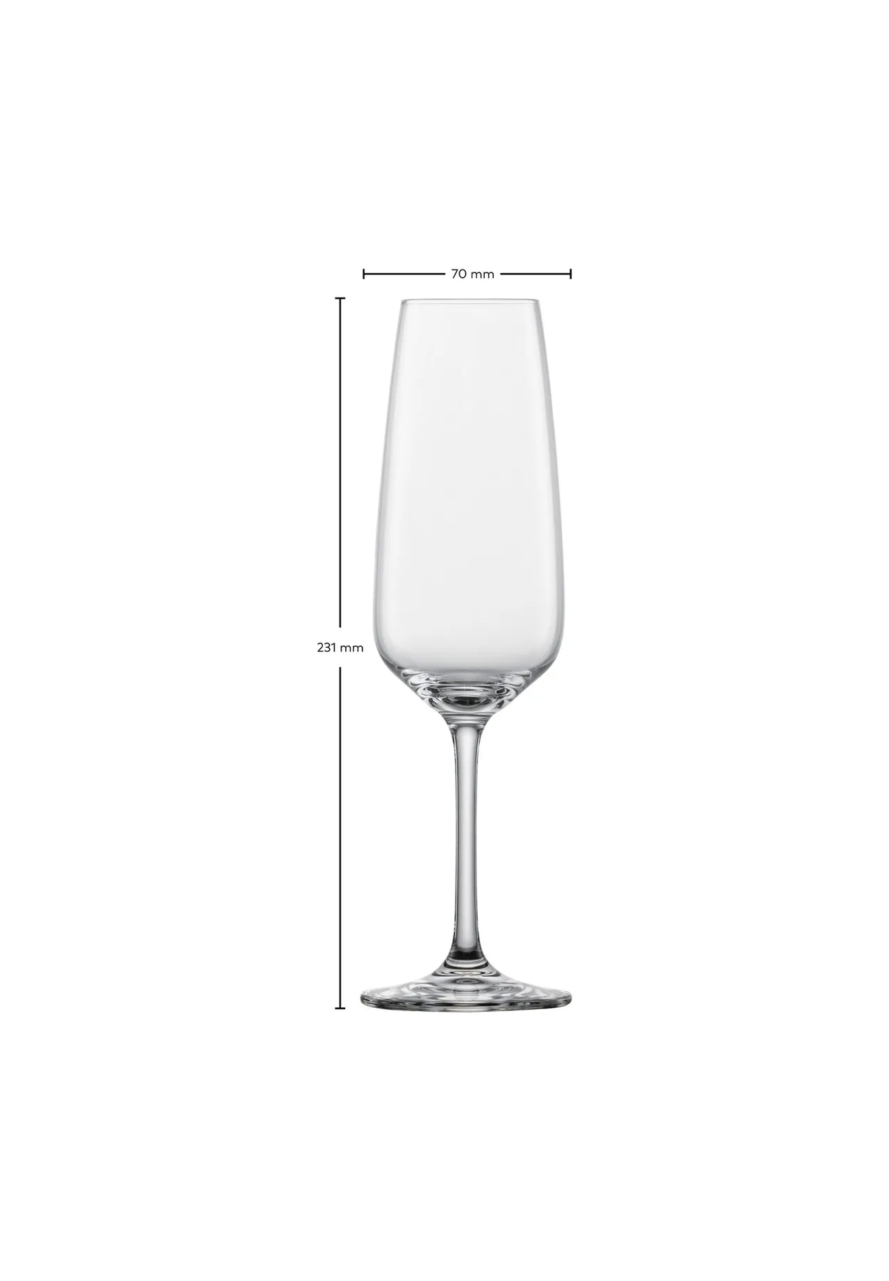 SCHOTT ZWIESEL Sektglas-Set, 4-teilig, transparent, 99
