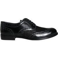 Herren Schwarze Floral Brogue Oxfords