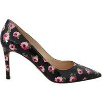 Floral bedruckte Stiletto Pumps mit spitzer Zehenpartie