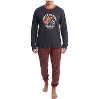 Herren Langarm Schlafanzug Set