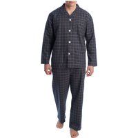 Herren Baumwoll-Schlafanzugset mit Karomuster