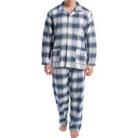 Herren Baumwoll-Schlafanzugset mit Karomuster