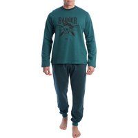 Herren-Pyjama-Set aus weichem Baumwollplüsch
