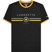 Herren Ringer T-Shirt mit Logo
