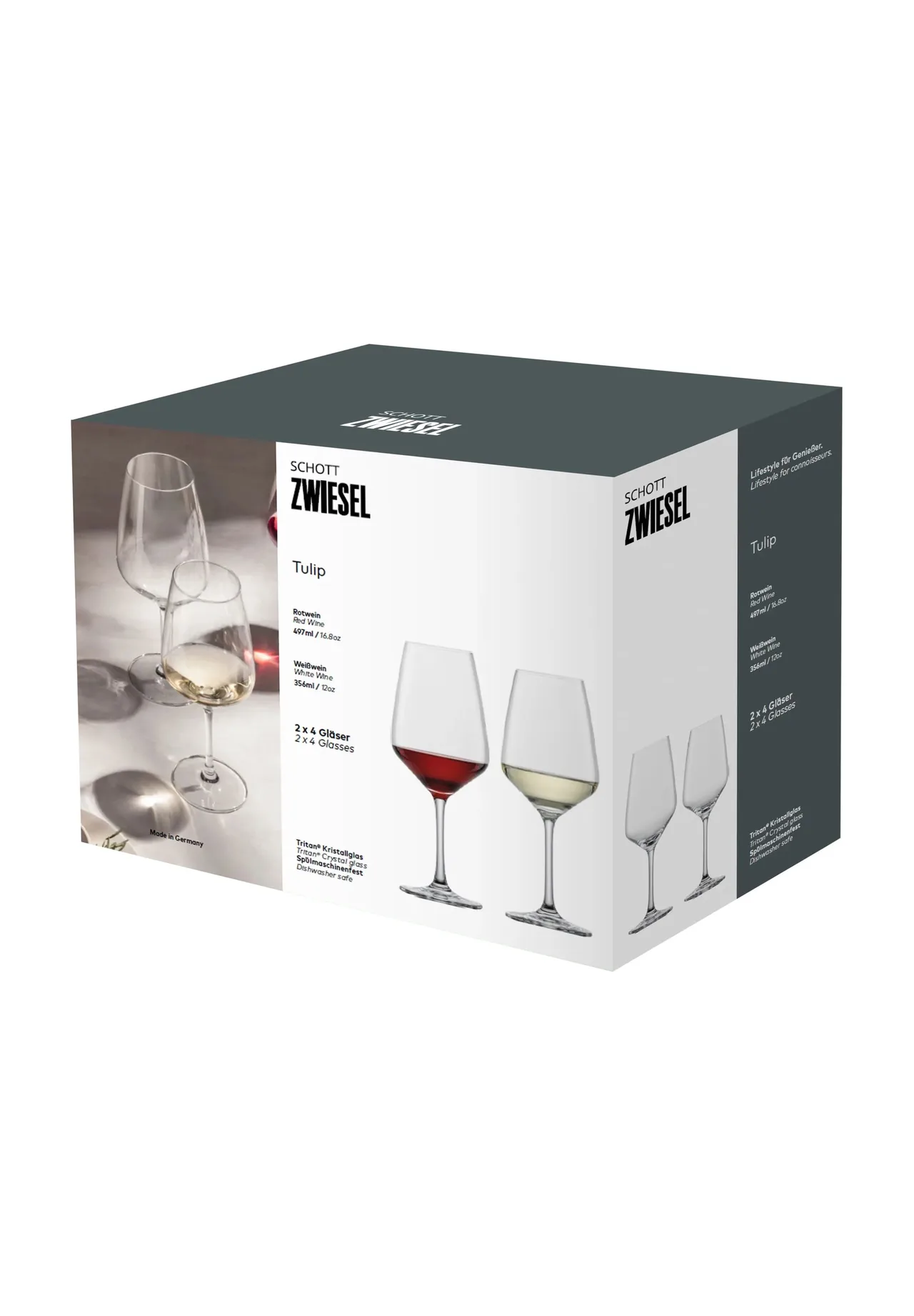 SCHOTT ZWIESEL Weinglas-Set, 8-teilig, transparent, 99