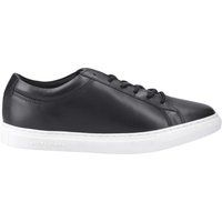 Herrenmode Schwarzer Leder-Sneaker