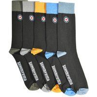 Herren-Freizeit-Anzugsocken Set mit Muster