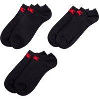 Schwarze, Kurze Knöchelsocken im Dreierpack