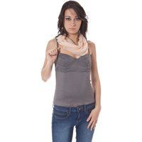 Ärmelloses Satin-Cami-Top