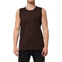 Ärmelloses Tanktop mit Rundhalsausschnitt