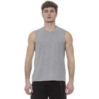 Sportliches Muskelshirt Ärmellos in Heather Grey
