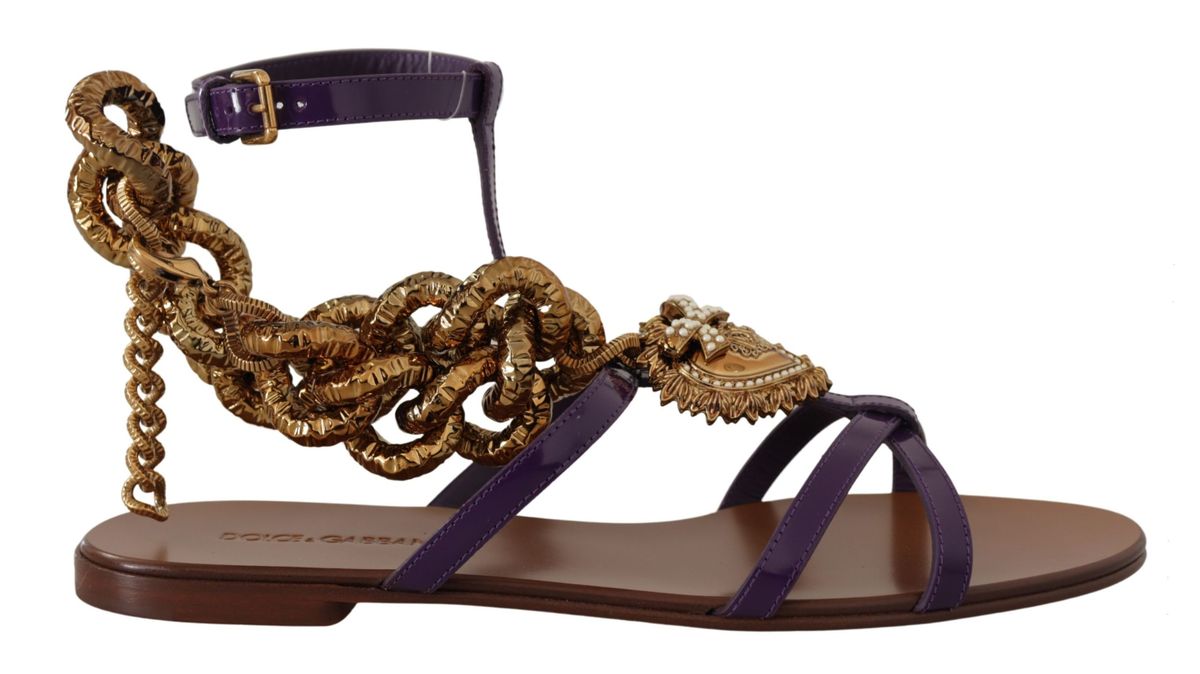 Devotion Herz Sandalen mit Ankelkette
