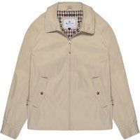 Klassische beige Harrington-Jacke