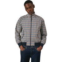 Klassische Harrington-Jacke mit Karomuster